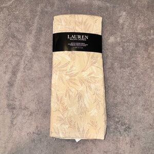 Lauren Ralph Lauren Set of 3 Wheatfield Natural Kitchen Towels NEW